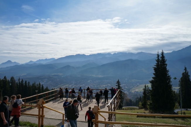 Viewing platform for the Tatra Mountains